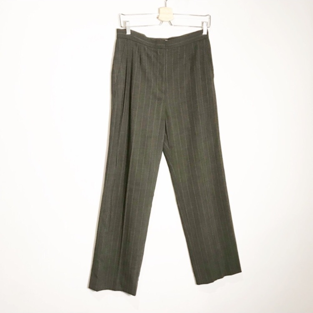 MaxMara Pinstripe Virgin Wool Pants